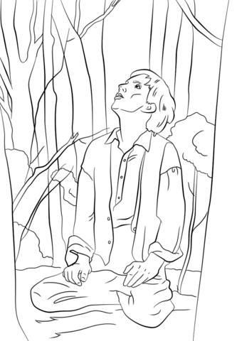 Boy Joseph Smith Coloring Page